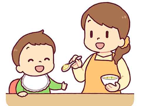食育コラム－離乳食に取り入れる時期と固さの目安