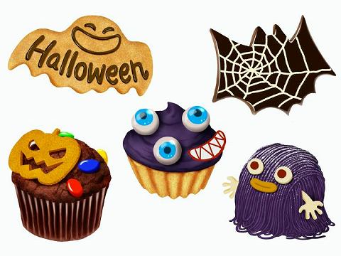 ハロウィン カップケーキ