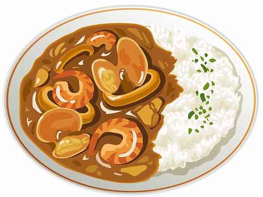 シーフードカレー