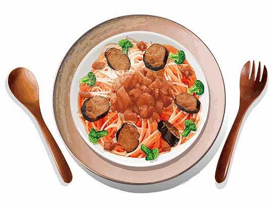 なすのトマトパスタ