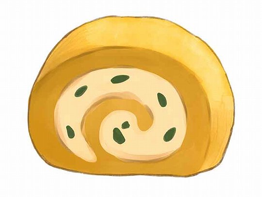 かぼちゃのロールケーキ