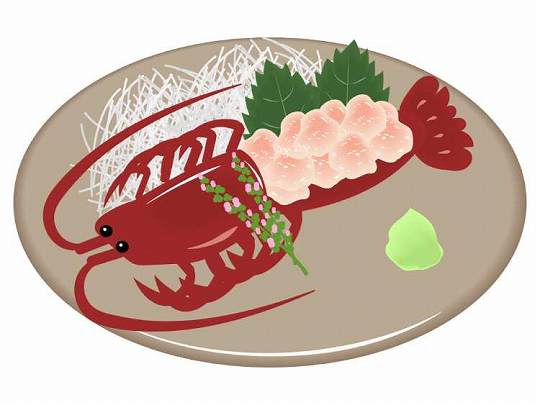 伊勢海老のお造り