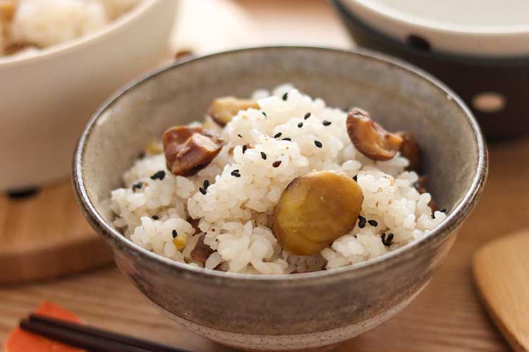 ５分で下準備OK！＜むき甘栗＞を使った「栗ごはん」幼稚園・保育園の人気の給食レシピ（富喜屋オリジナル食育レシピ）