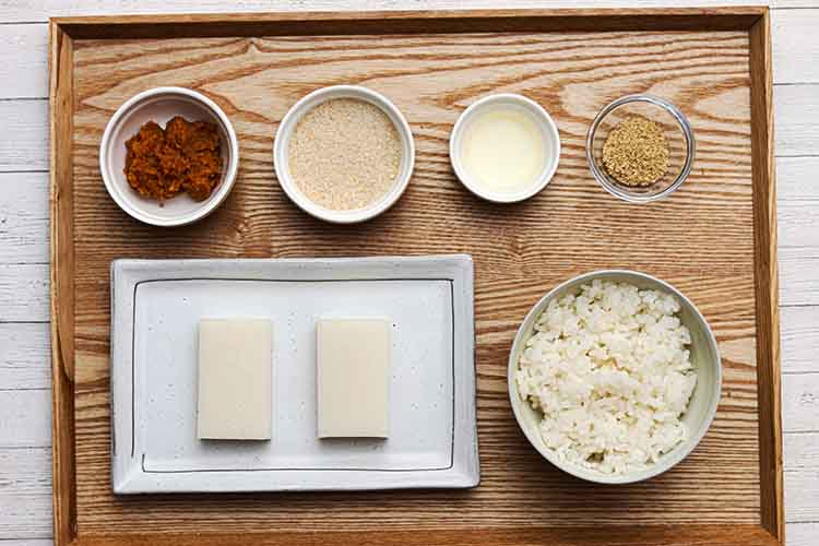 4人分の材料｜「レンジとトースターで作る五平餅」幼稚園・保育園の人気の給食レシピ（富喜屋オリジナル食育レシピ）