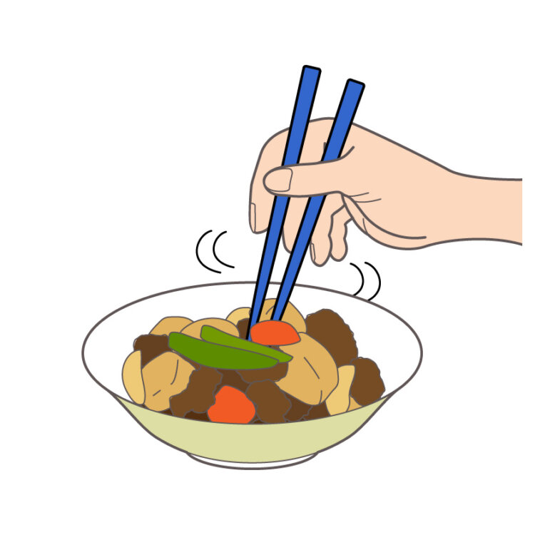 探り箸（さぐりばし）