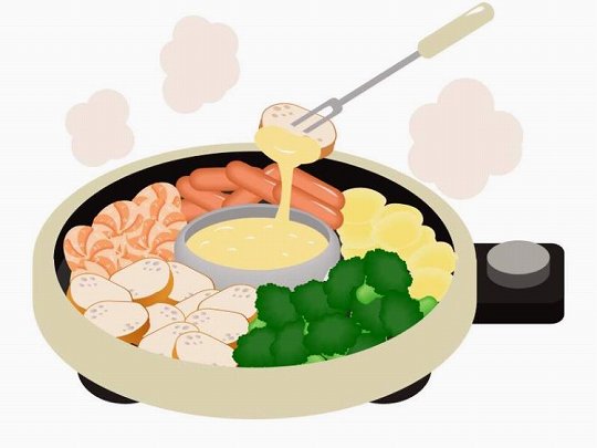 チーズフォンデュ