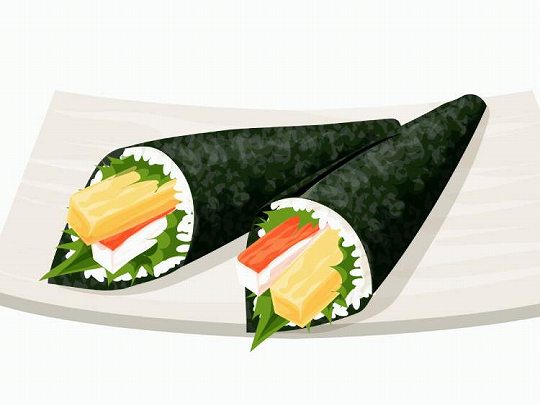 手巻きサラダ寿司